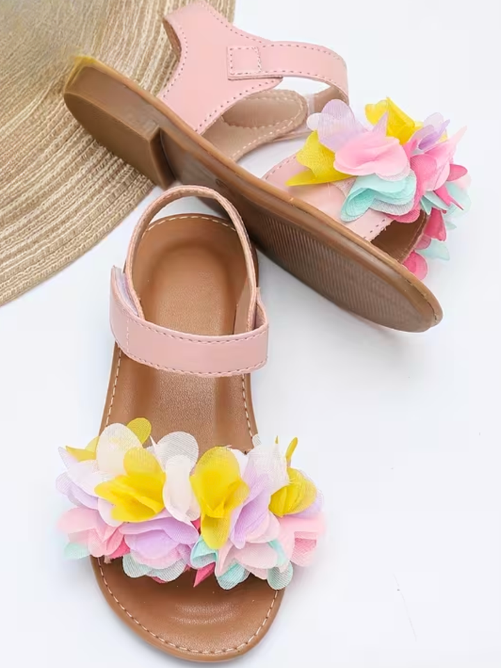 Pastel Petals Bloom Sandals