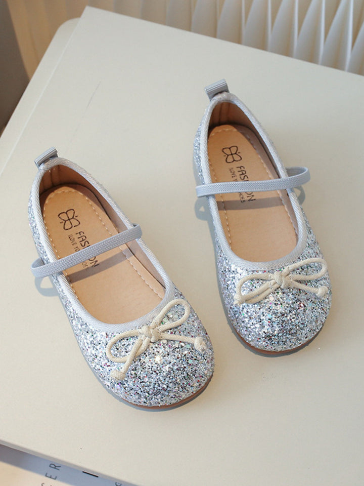 Girls Glitter Princess Ballet Flats