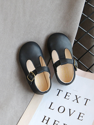Shoes By Liv & Mia | Schoolgirl T Strap Buckle Flats - Mia Belle Girls