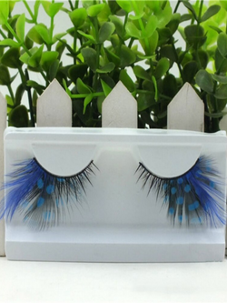 Girls Blue False Eye Lash Extensions Set
