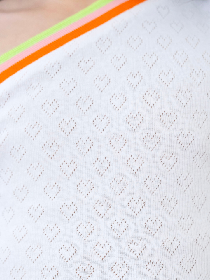 Sun Glow One-Shoulder Top & Embroidered Pant Set Mia Belle Girls