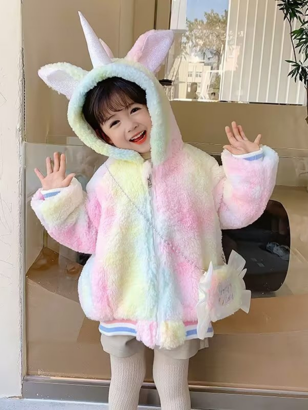 Girls unicorn jacket hot sale