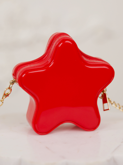 Kids Mini Star Red Crossbody Purse