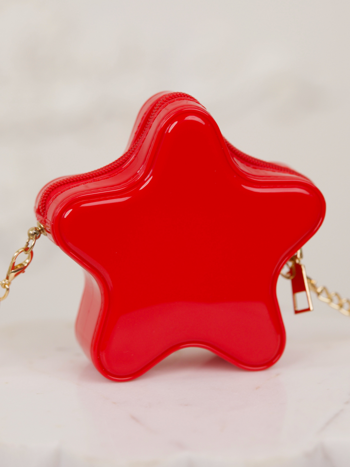 Kids Mini Star Red Crossbody Purse