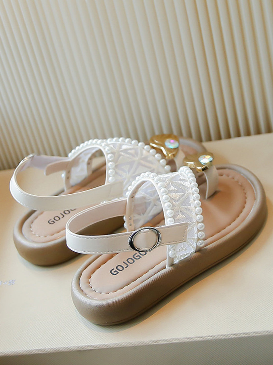 Elegant Summer Pearl Sandals