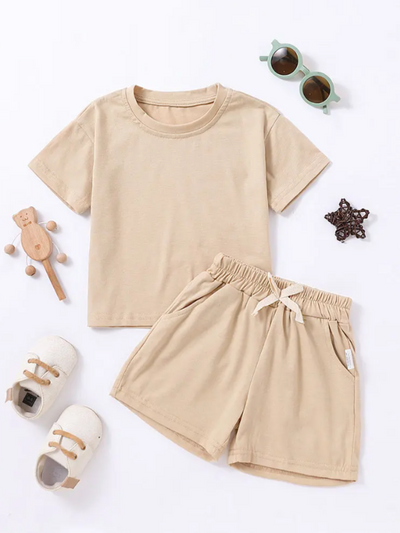 Boys Sporty Short Set | Mia Belle Girls Spring Outfits