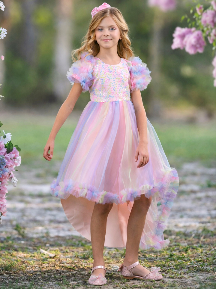 My Pastel Party Rainbow Dressy Dress