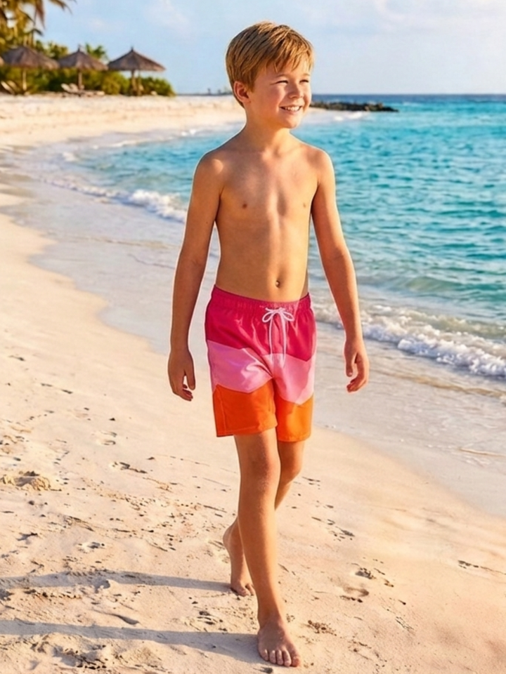 Sunset Waves Family Matching Swimsuits Mia Belle Girls