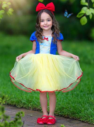 Mia Belle Girls Princess Inspired Dress | Princess Dress Up