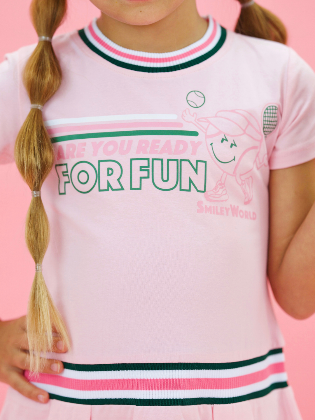 SmileyWorld Varsity Spirit Dress and Biker Short Set – Mia Belle Girls