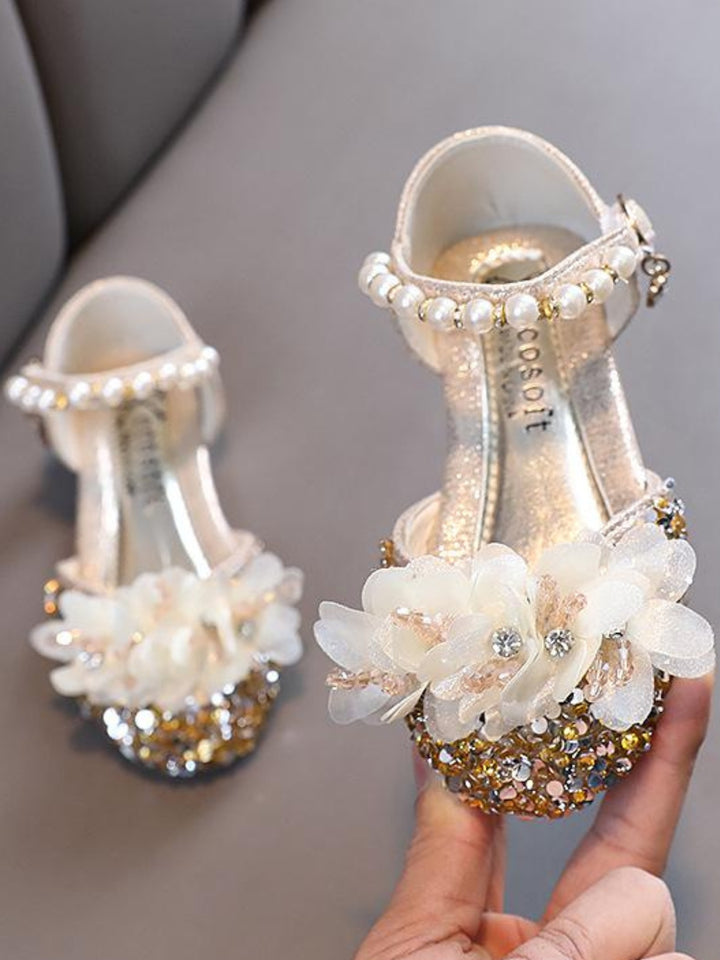 Bloom Shine Metallic Sandals