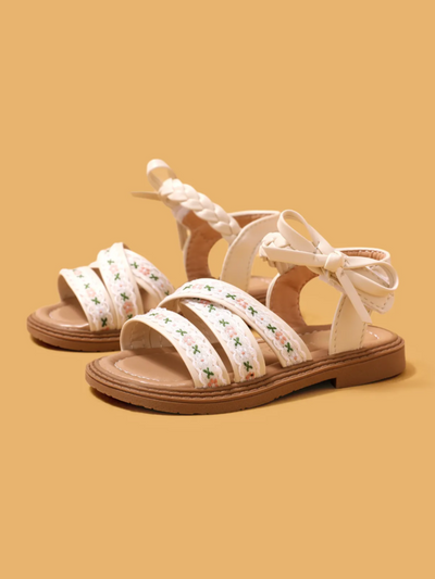 Boho Floral Sandals By Liv and Mia
