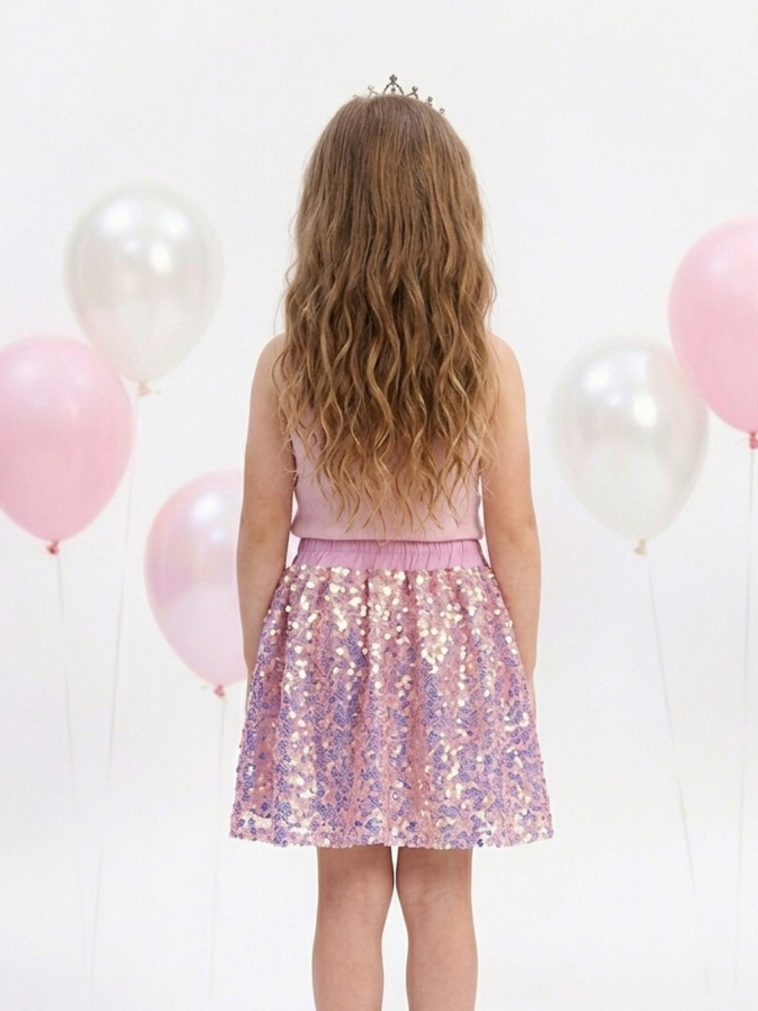 Ombré Sparkle Sequin Skirt