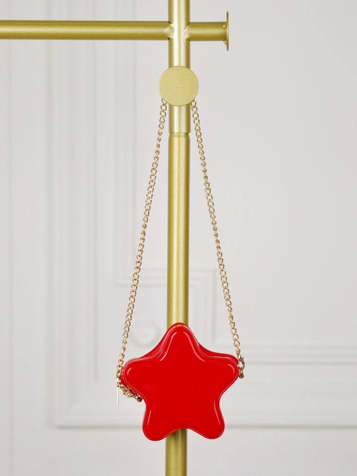 Kids Mini Star Red Crossbody Purse