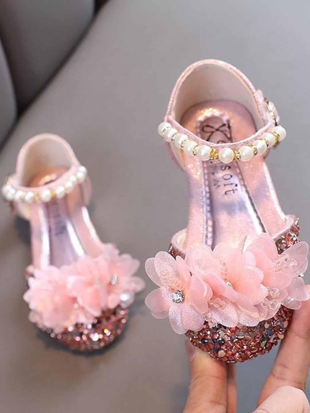 Bloom Shine Metallic Sandals