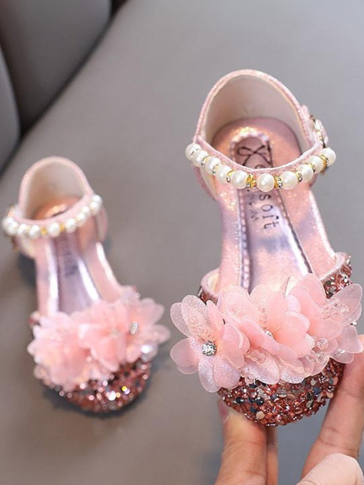 Bloom Shine Metallic Sandals