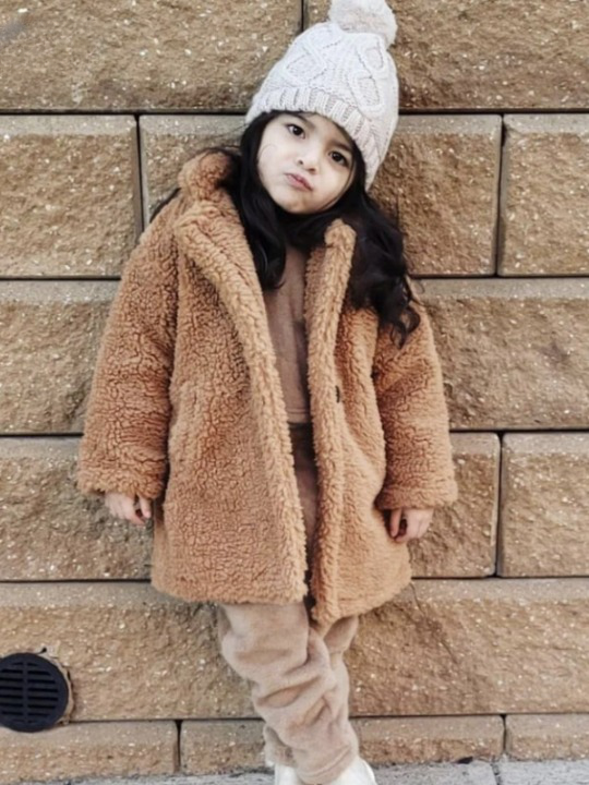 Pretty and Plush Teddy Coat Mia Belle Girls