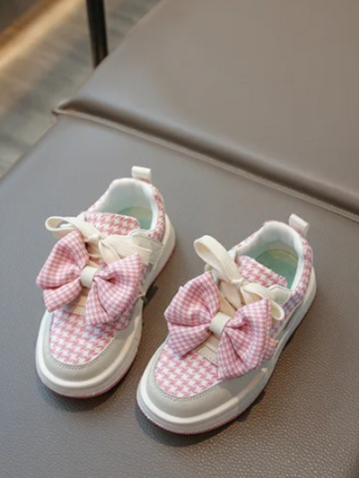 Mia Belle Girls Houndstooth Sneakers | Shoes By Liv And Mia