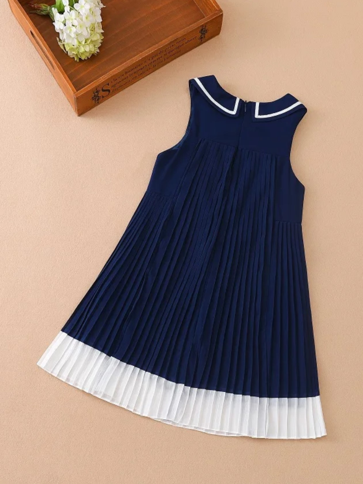 Mia Belle Girls Preppy Pleated Dress | Girls Summer Outfits