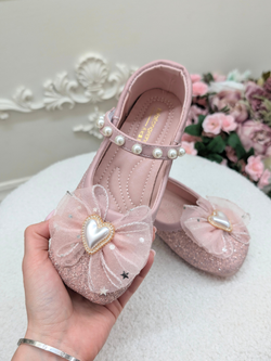 Dress Up Doll Tulle Bow Mary Jane Shoes By Liv and Mia