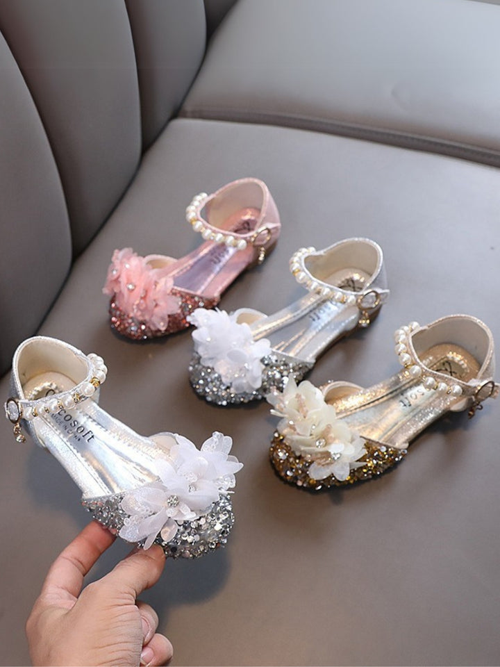 Bloom Shine Metallic Sandals