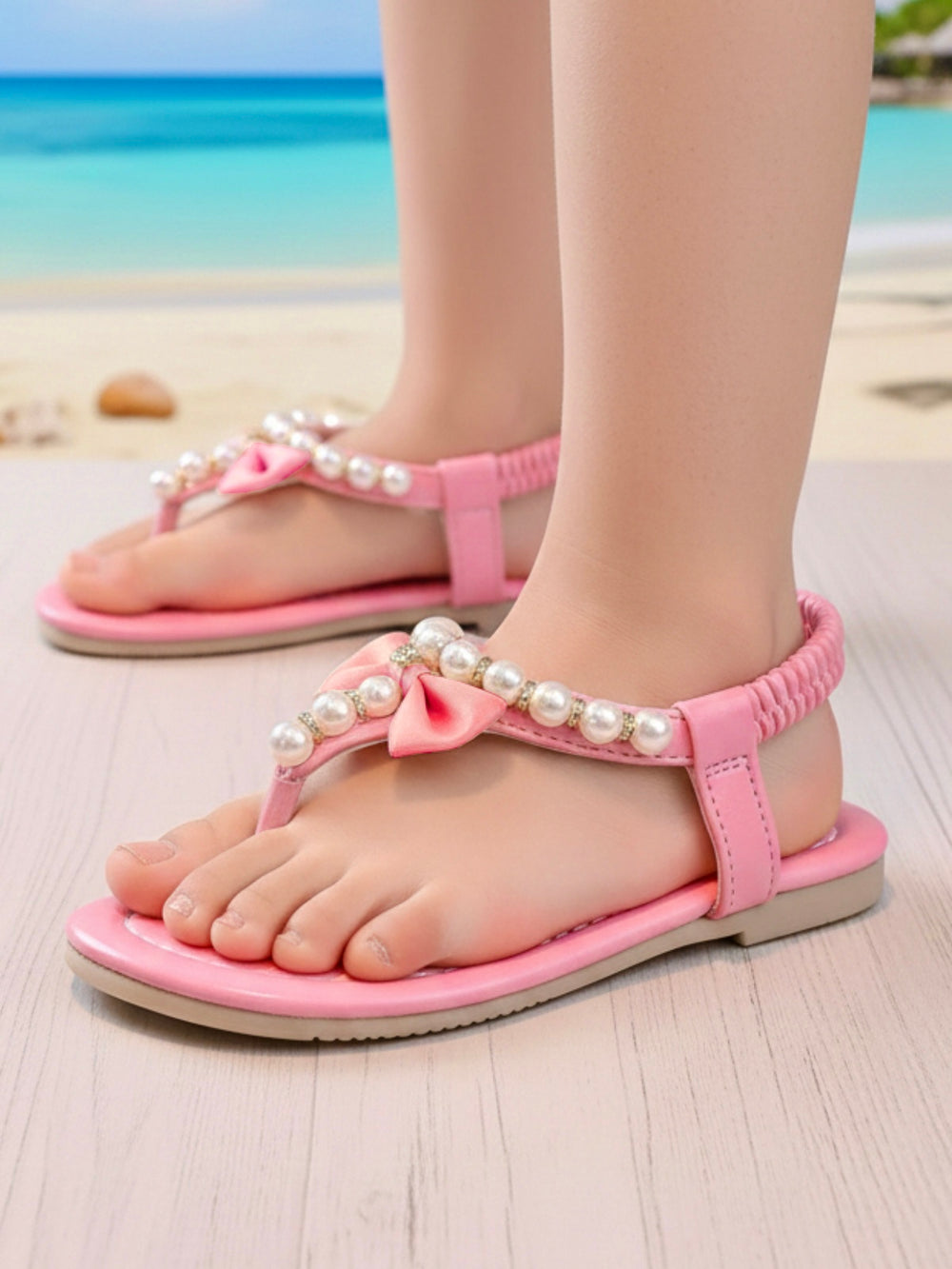 Princess Pearl Gladiator Sandals Mia Belle Girls