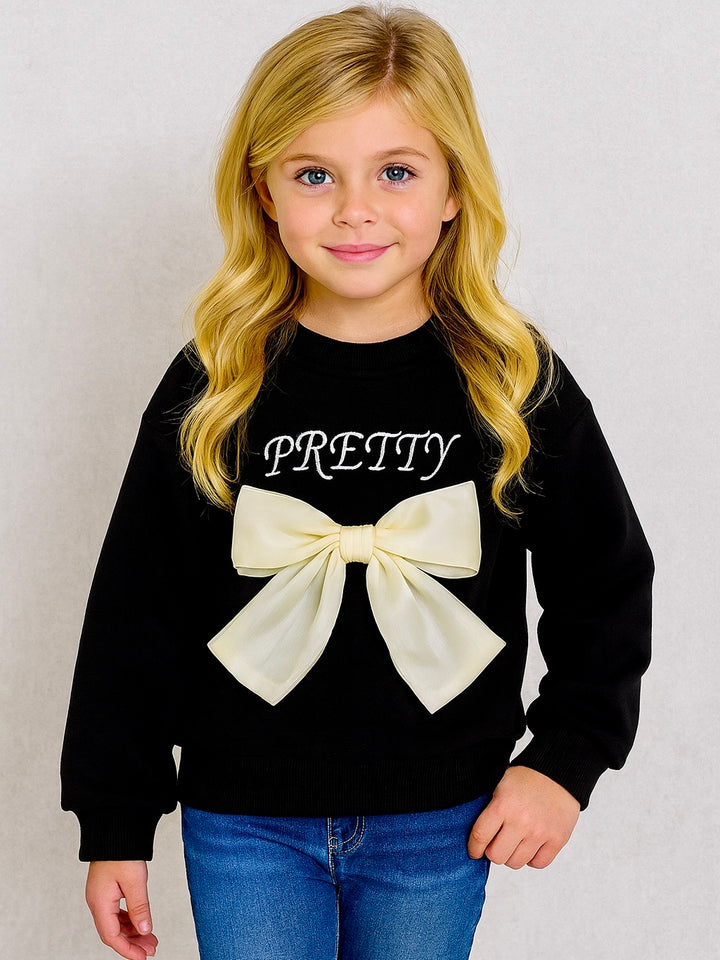 Pretty Statement Bow Sweatshirt
