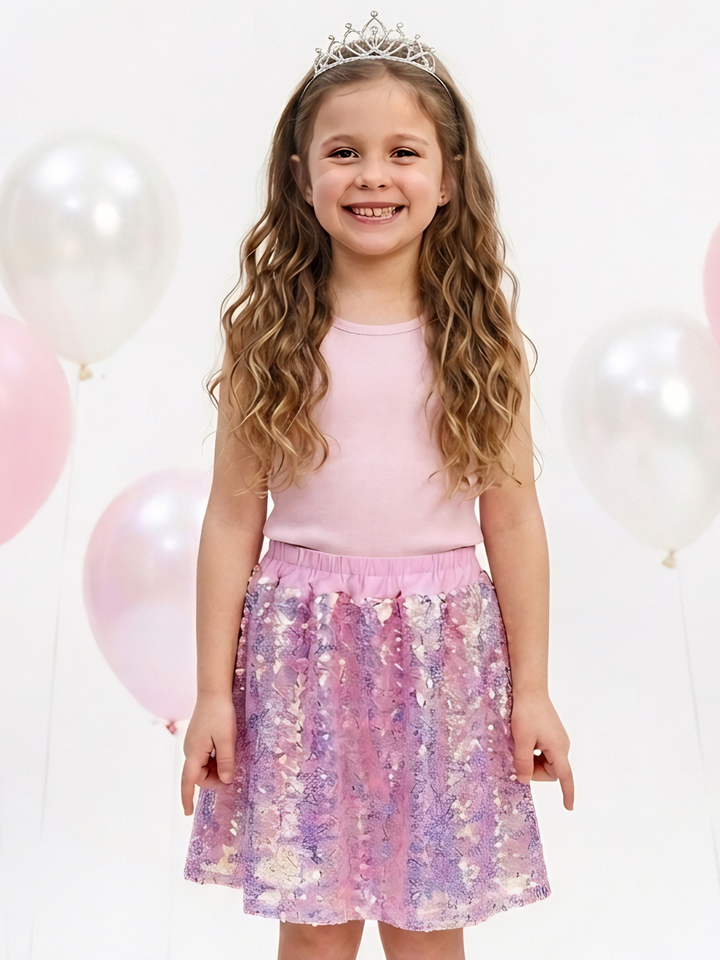 Ombré Sparkle Sequin Skirt