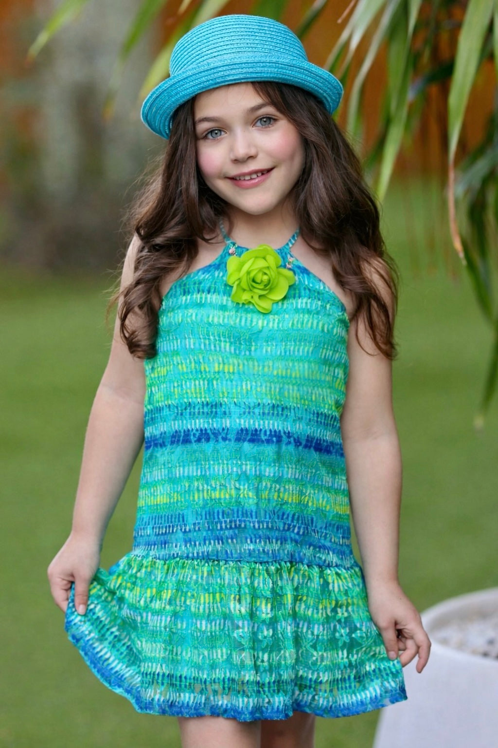 Ocean Breeze Crochet Casual Dress