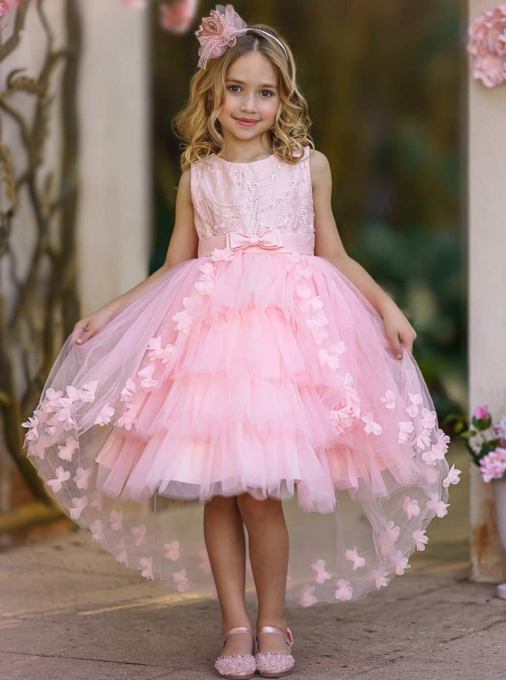 Fabulously Pink and Pretty Butterfly Special Occasion Dress Fabulously Pink and Pretty Butterfly Special Occasion Dress