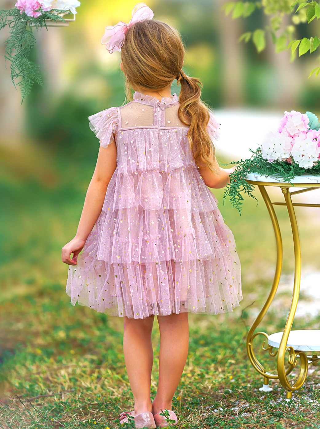 My Little Prima Tiered Tulle Dress Light Pink / 6Y My Little Prima Tiered Tulle Dress Light Pink / 6Y