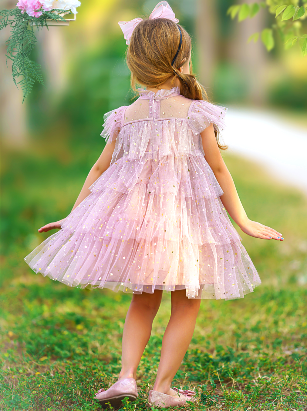 My Little Prima Tiered Tulle Dress Light Pink / 6Y My Little Prima Tiered Tulle Dress Light Pink / 6Y