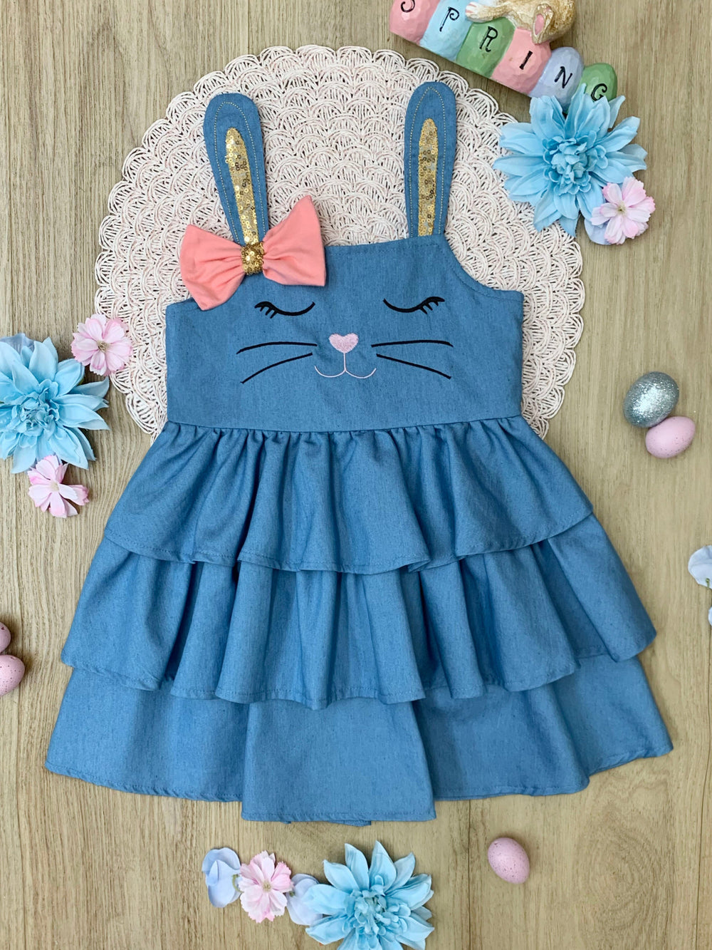 Denim Bunny Dreams Dress