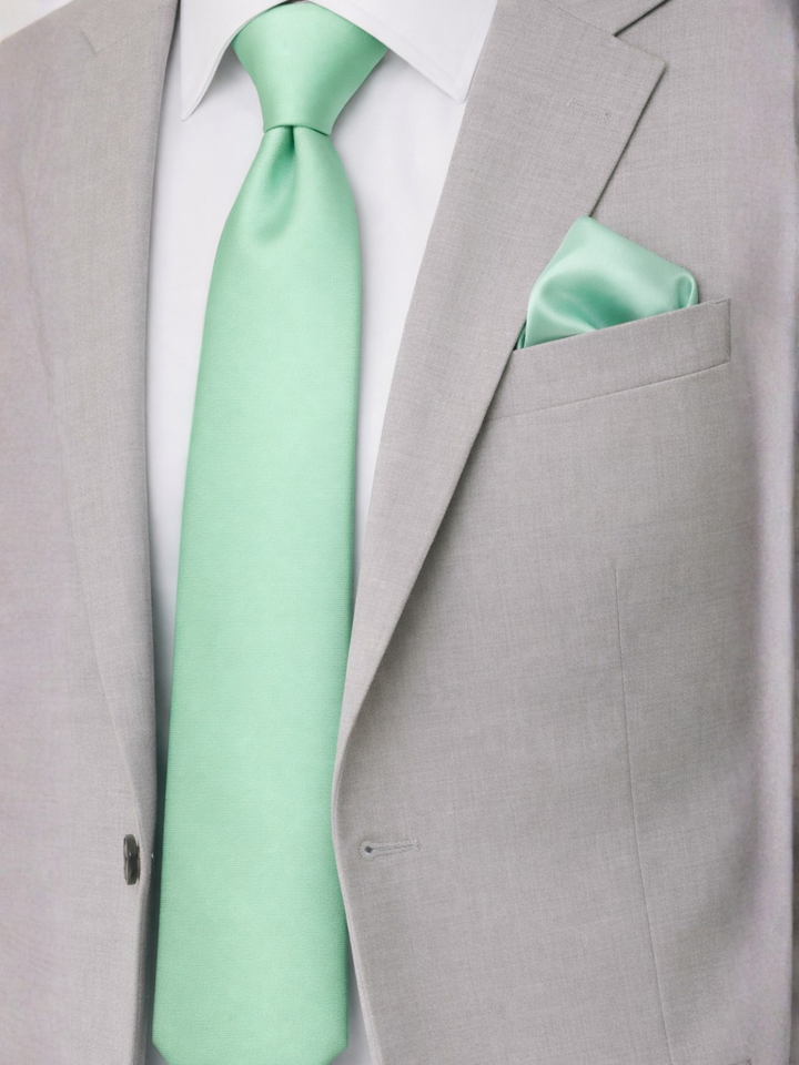 Daddy Daughter Dance Mens Mint Tie & Handkerchief Set