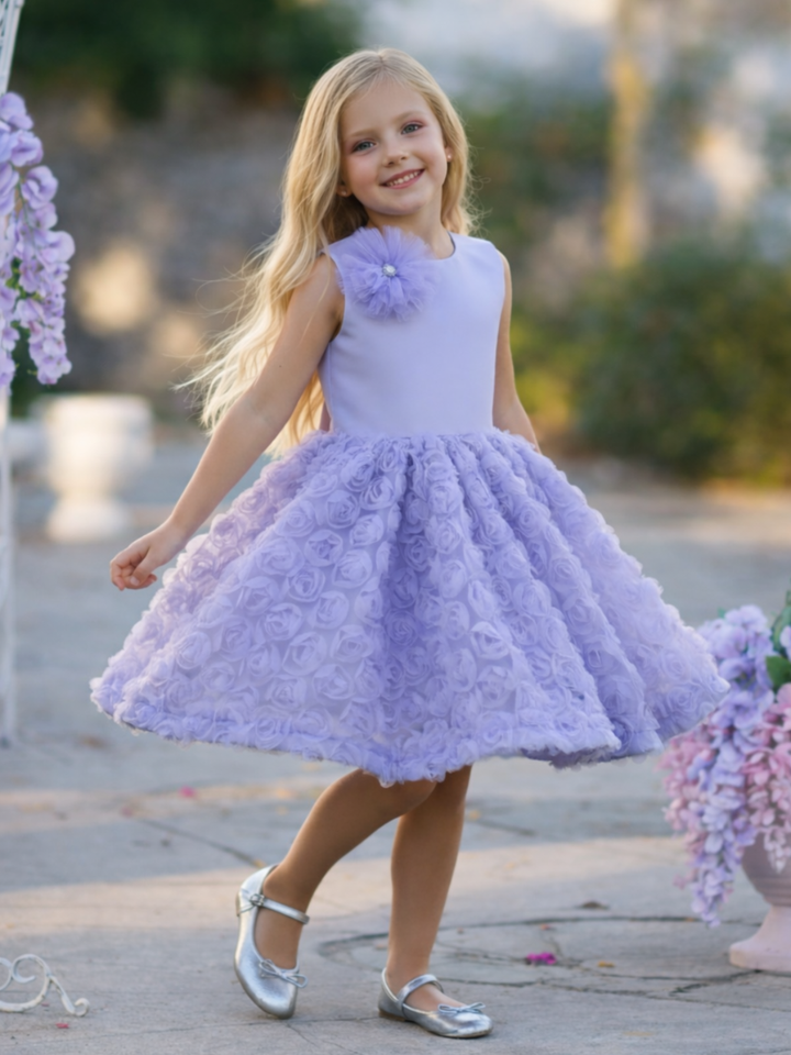 Lavender Rosette Dream Dress