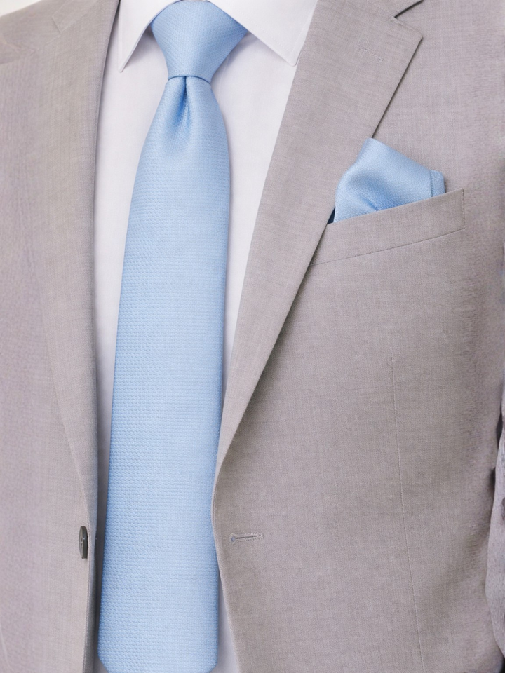 Daddy Daughter Dance Mens Blue Tie & Handkerchief Set