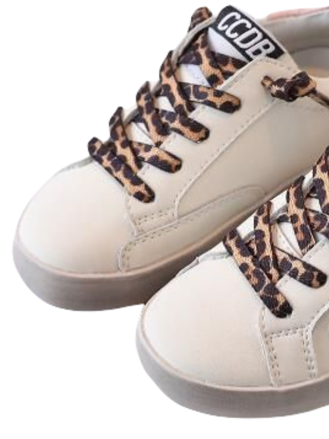 Just Fab Leopard Lace Sneakers By Liv and Mia Mia Belle Girls