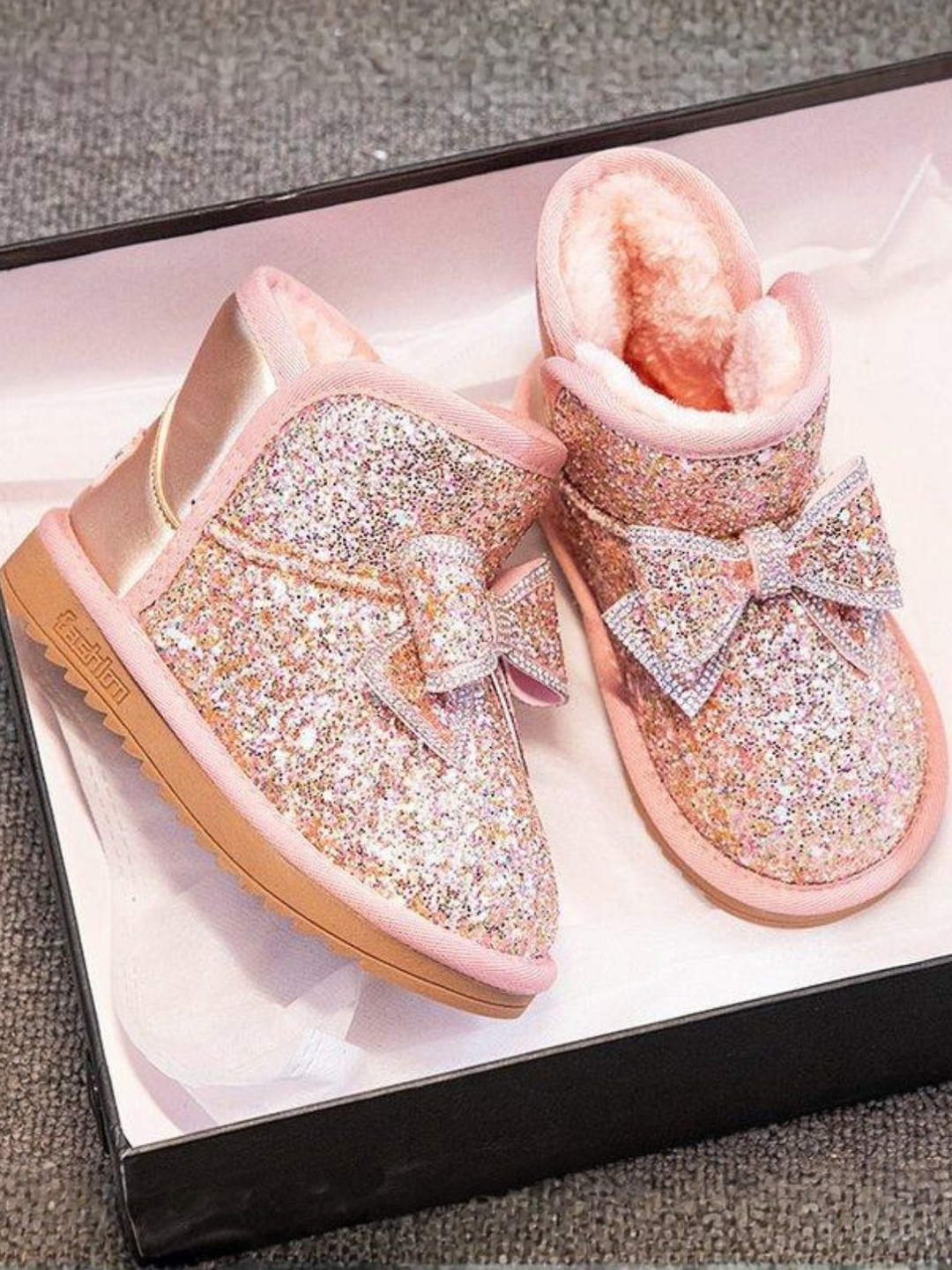 A Sparkly Story Glitter Snow Boots By Liv and Mia Mia Belle Girls
