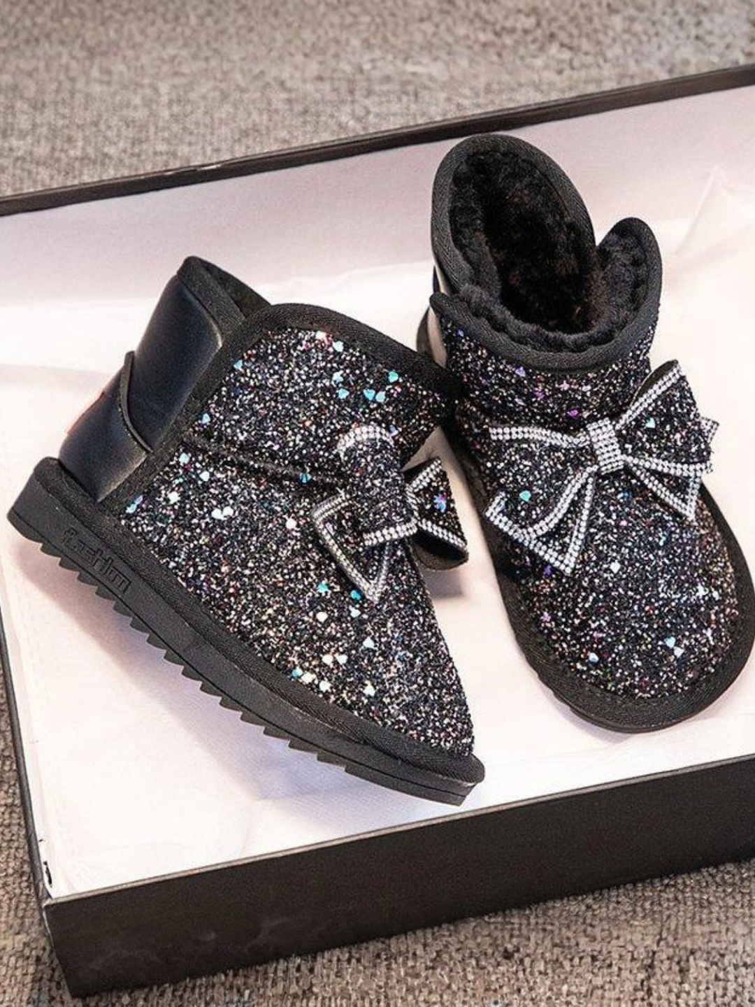 A Sparkly Story Glitter Snow Boots By Liv and Mia Mia Belle Girls