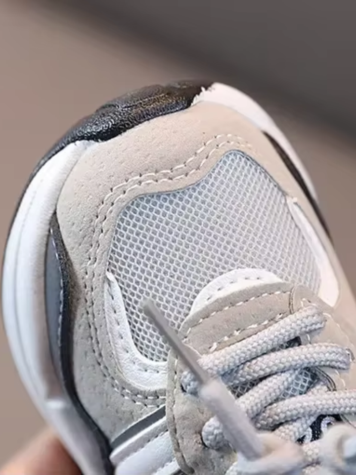 kids running shoes lace up sport sneakers