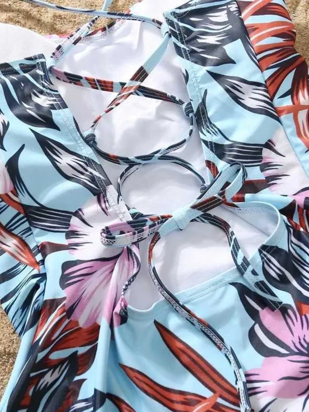 Family Style Fun and Floral Swimsuit Mia Belle Girls