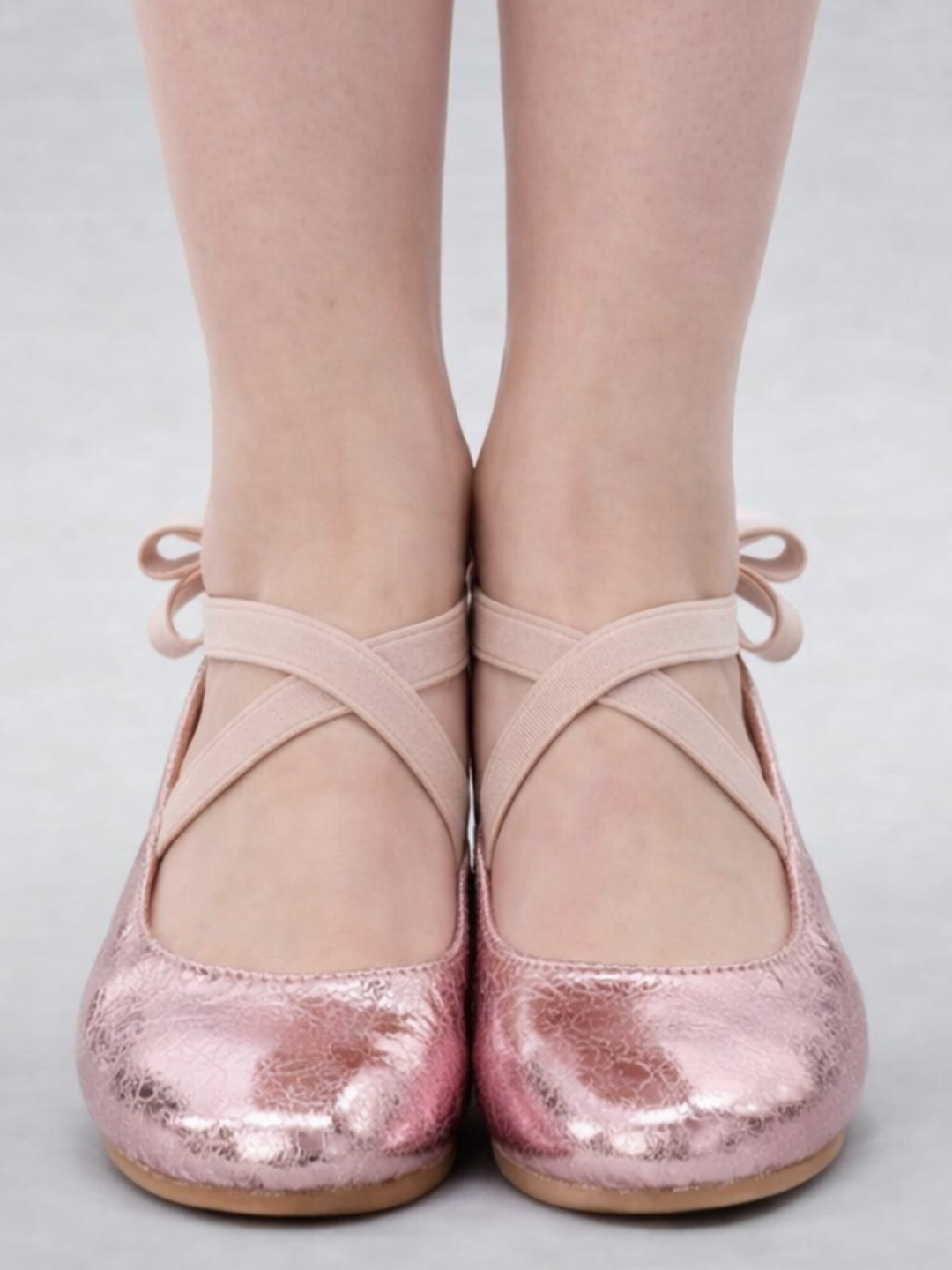 Girls Elegant Bow-Tie Ballet Flats by Liv and Mia Mia Belle Girls