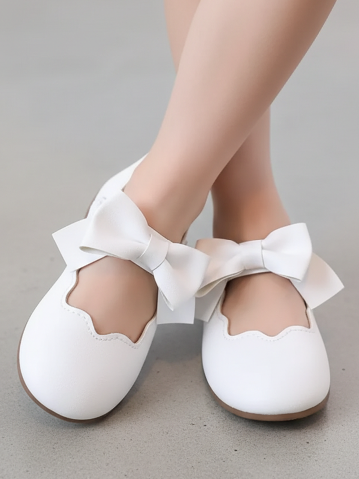 Girls Classic Bow Design Shoes By Liv and Mia Mia Belle Girls