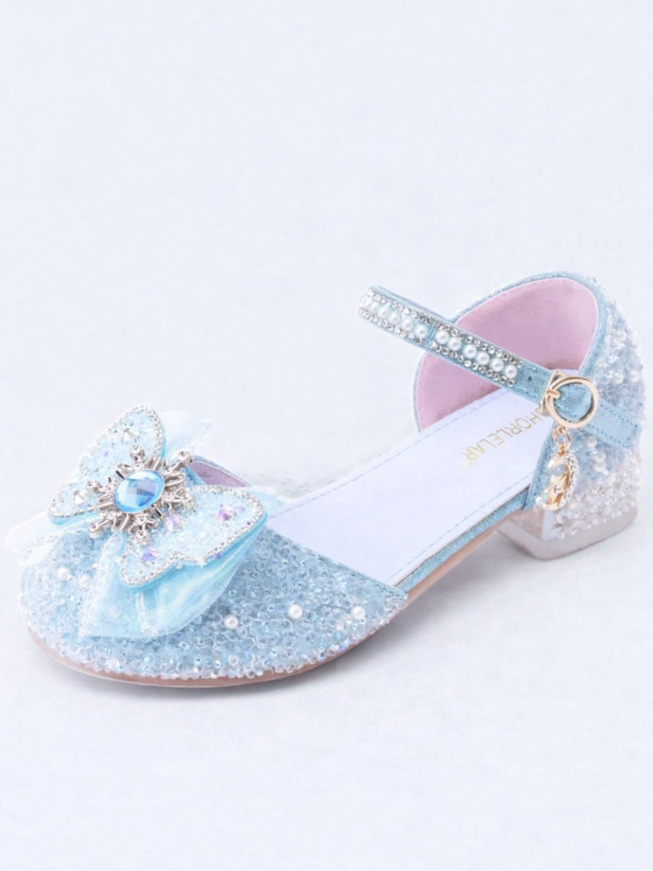 Glam and Magic Crystal Ankle Strap Shoes By Liv and Mia Mia Belle Girls