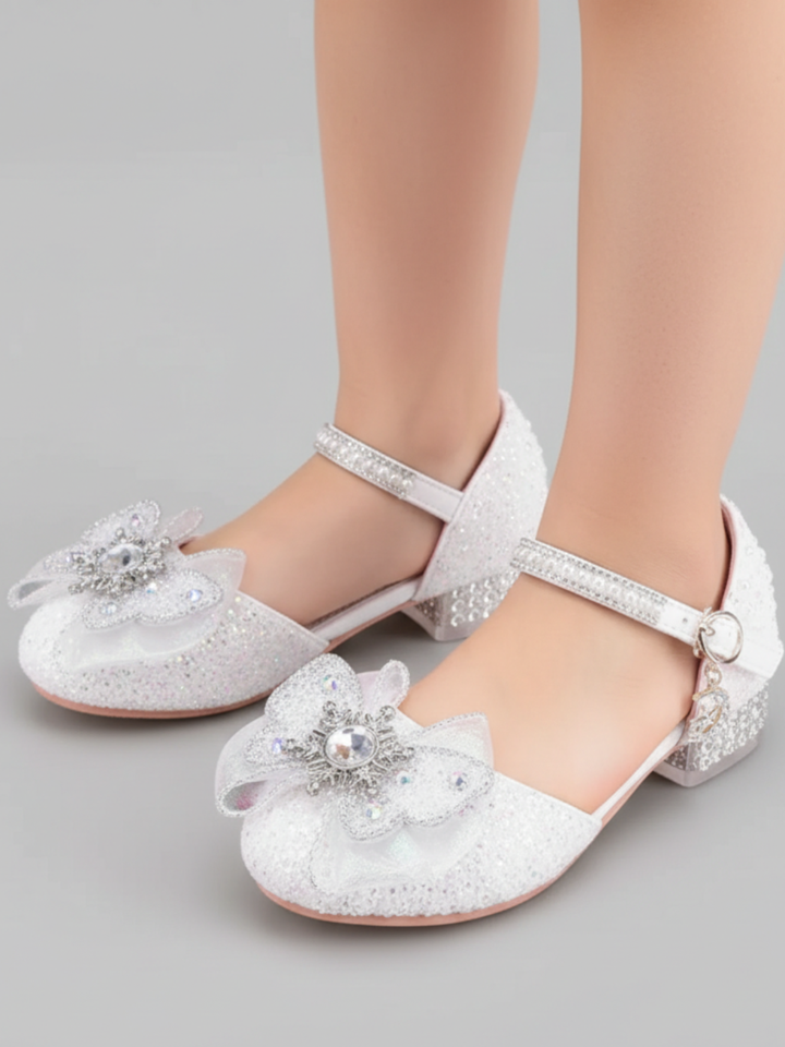 Glam and Magic Crystal Ankle Strap Shoes By Liv and Mia Mia Belle Girls