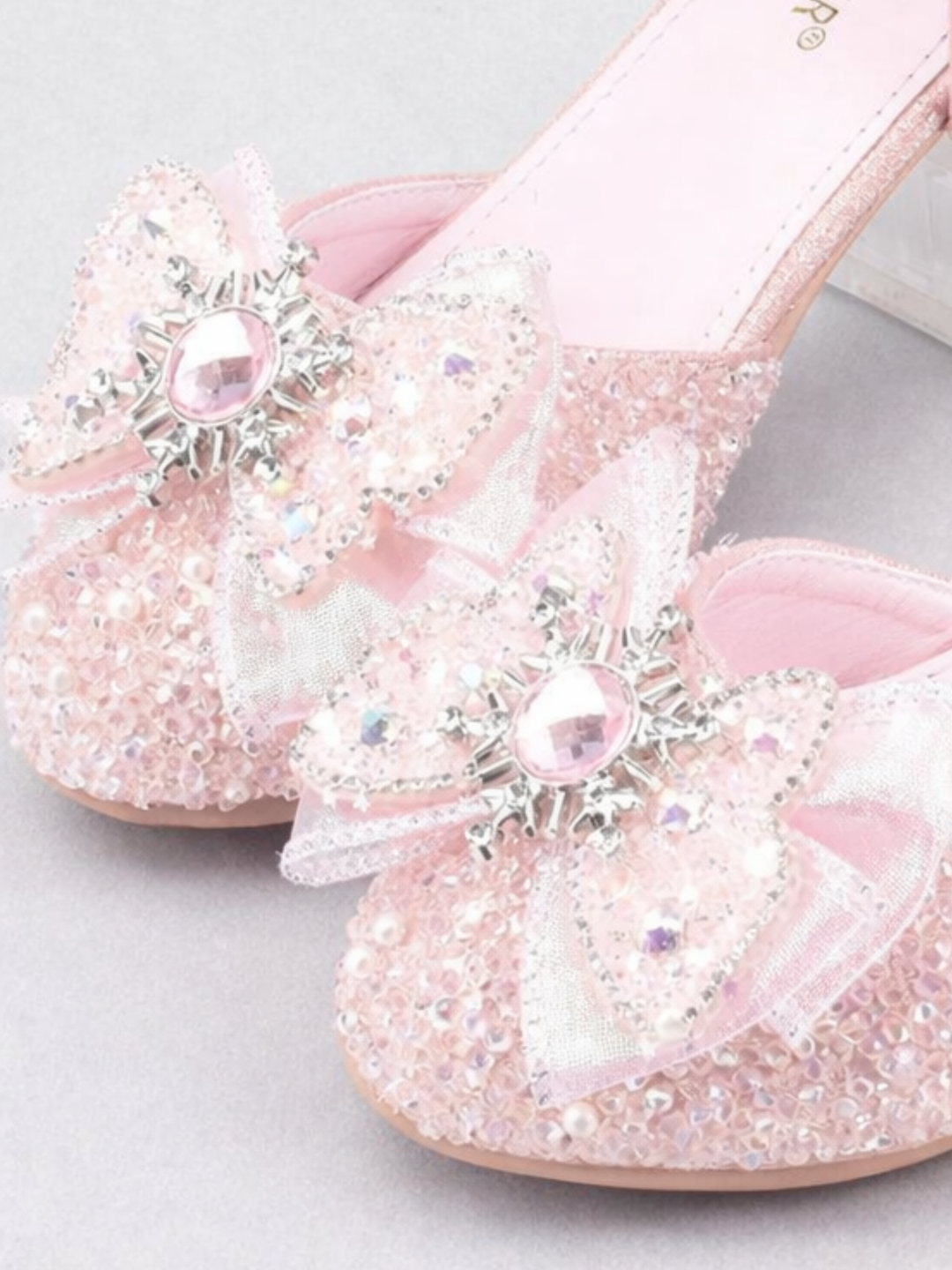 Glam and Magic Crystal Ankle Strap Shoes By Liv and Mia Mia Belle Girls
