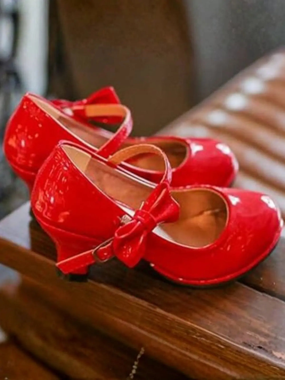 Charming Red Bow Mary Jane Shoes By Liv and Mia Mia Belle Girls