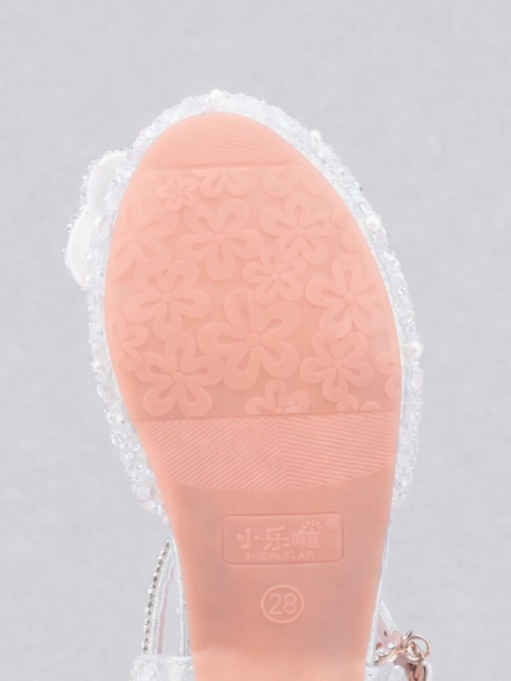 Glam and Magic Crystal Ankle Strap Shoes By Liv and Mia Mia Belle Girls