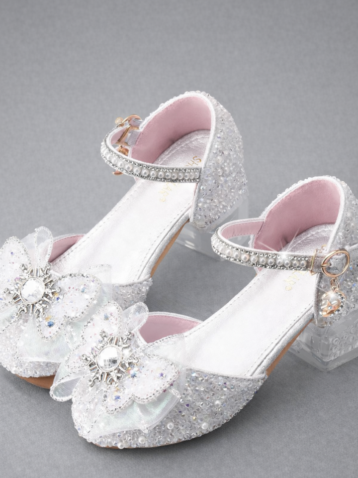 Glam and Magic Crystal Ankle Strap Shoes By Liv and Mia Mia Belle Girls