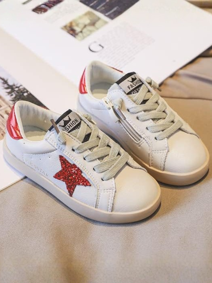 Twinkle Toes Red Star Sneakers By Liv and Mia Mia Belle Girls